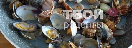 паста с моллюсками и рыбой-меч. Шаг 3