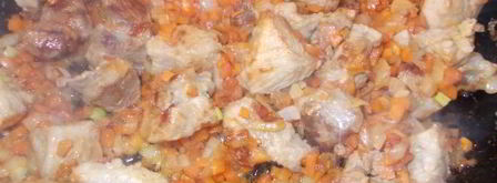 паста с мясом и овощами. Шаг 6