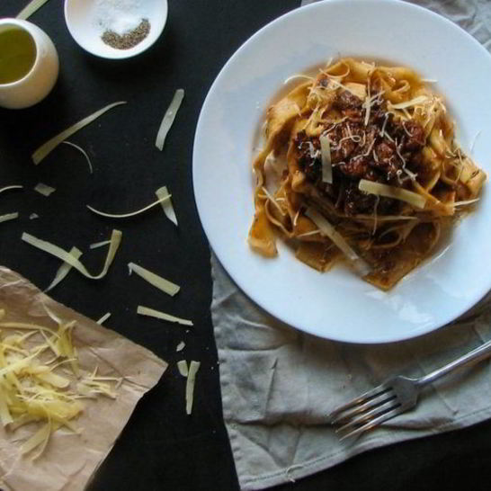 Рецепт пасты с мясом