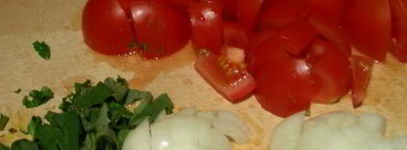 паста с розмарином, мятой и шалфеем. Шаг 2