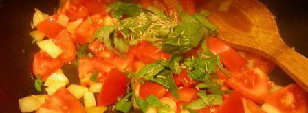 паста с розмарином, мятой и шалфеем. Шаг 3