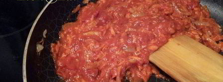 паста с семгой в томатном соусе. Шаг 2