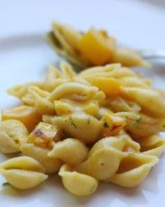 Паста с соусом из тыквы