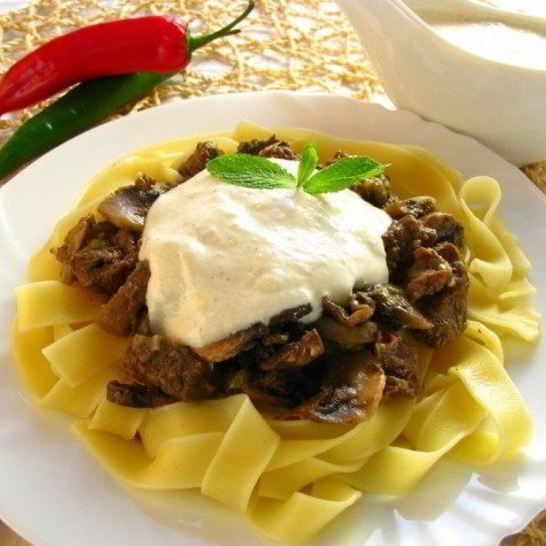 Рецепт пасты с телятиной