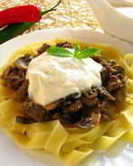 Паста с телятиной