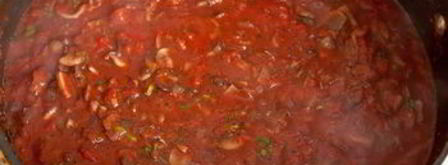 паста с томатно-грибным соусом. Шаг 4