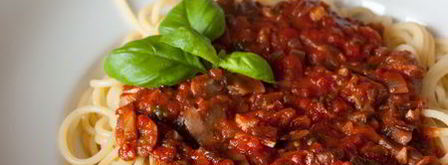 паста с томатно-грибным соусом. Шаг 7