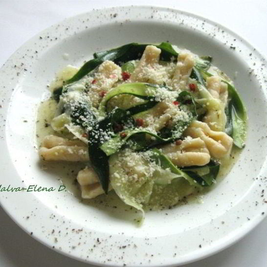 Рецепт пасты с цукини, маринованными в лимонном соке