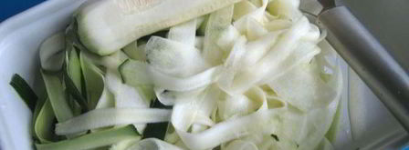 паста с цукини, маринованными в лимонном соке. Шаг 3