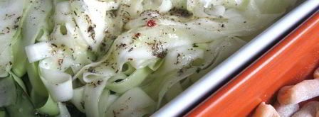 паста с цукини, маринованными в лимонном соке. Шаг 4