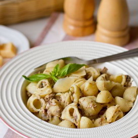 Рецепт пасты с тунцом