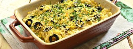 паста в духовке с маслинами. Шаг 3