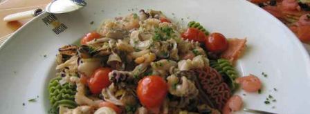 спагетти с дарами моря. Шаг 32