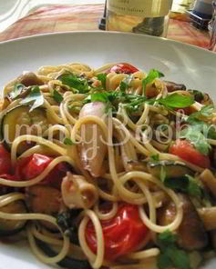 Спагетти с кальмарами