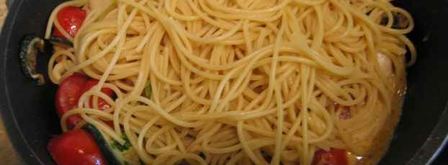 спагетти с кальмарами. Шаг 22