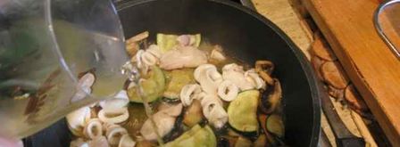 спагетти с кальмарами. Шаг 13