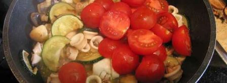 спагетти с кальмарами. Шаг 15