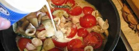 спагетти с кальмарами. Шаг 17