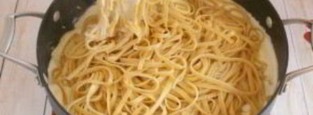 спагетти с курицей в сливочном соусе. Шаг 8