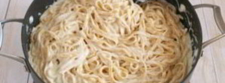 спагетти с курицей в сливочном соусе. Шаг 9