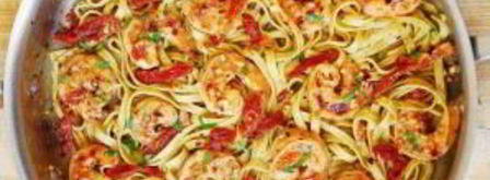 спагетти с вялеными томатами. Шаг 5