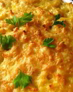 Запеченные макароны в сырном соусе