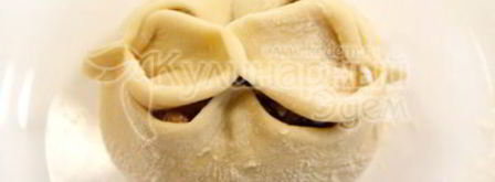 манты с тыквой. Шаг 10