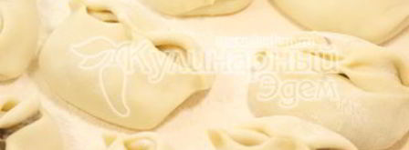 манты с тыквой. Шаг 11