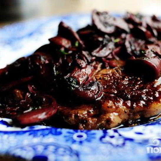 Рецепт бифштекса в грибном соусе