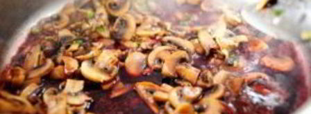 бифштекс в грибном соусе. Шаг 9