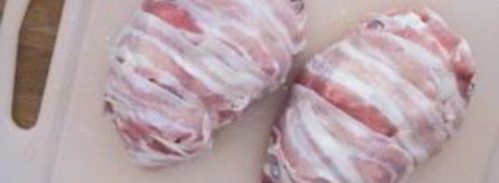 фаршированная курица в беконе. Шаг 4