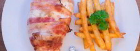 фаршированная курица в беконе. Шаг 6