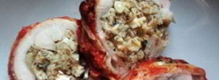 фаршированные куриные окорочка. Шаг 4