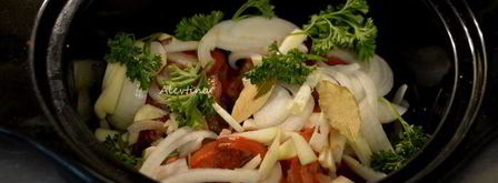 говяжьи ребрышки, тушенные в бальзамическом соусе. Шаг 2