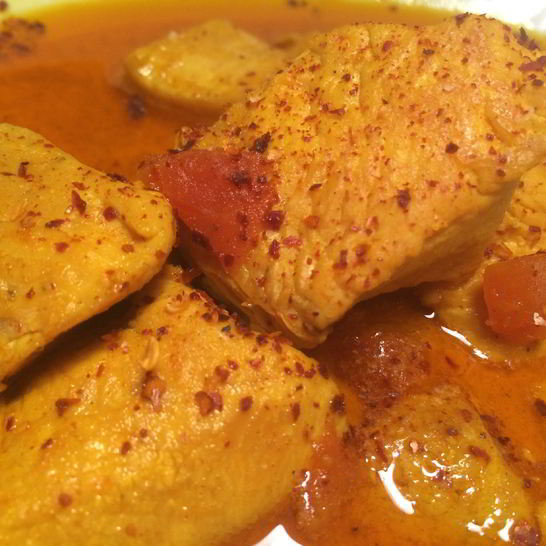 Рецепт индейки в соусе карри