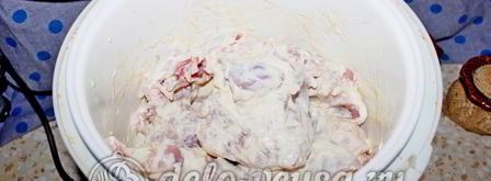 кролик тушеный в мультиварке. Шаг 5