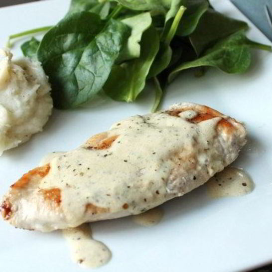 Рецепт куриного филе в сливочном соусе