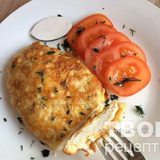 Рецепт куриного филе в сырном кляре на ужин