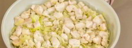 куриное филе, жаренное с грибами. Шаг 5