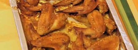 куриные крылья в соевом соусе и васаби. Шаг 32