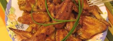 куриные крылья в соевом соусе и васаби. Шаг 34