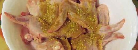 куриные крылья в соевом соусе и васаби. Шаг 17