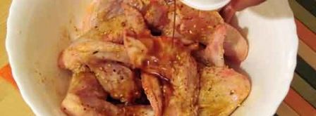 куриные крылья в соевом соусе и васаби. Шаг 23