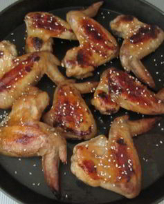 Куриные крылья в соусе терияки