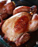 Курица, фаршированная бананами