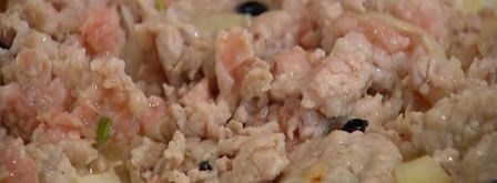 курица, фаршированная гречкой и каштанами. Шаг 5