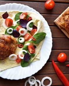 Курица на косточке по-турецки Тавук Пирзола