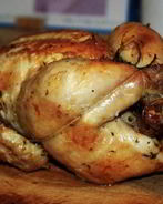 Курица с чесноком в духовке