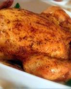 Курица в рукаве в духовке целиком