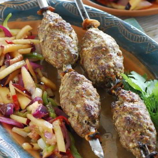 Рецепт люля-кебаба со сливовым соусом